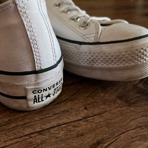 Leather Platform Converse All Star